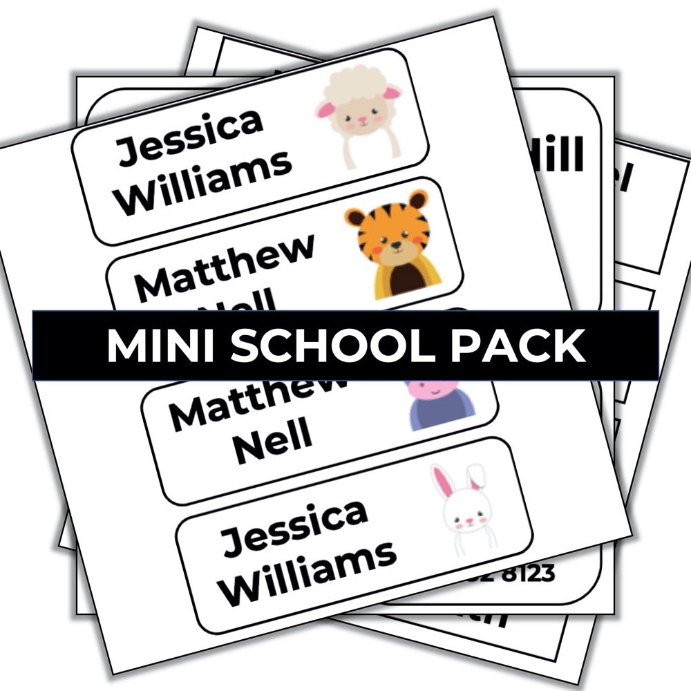 Mini School Label Pack (Original)