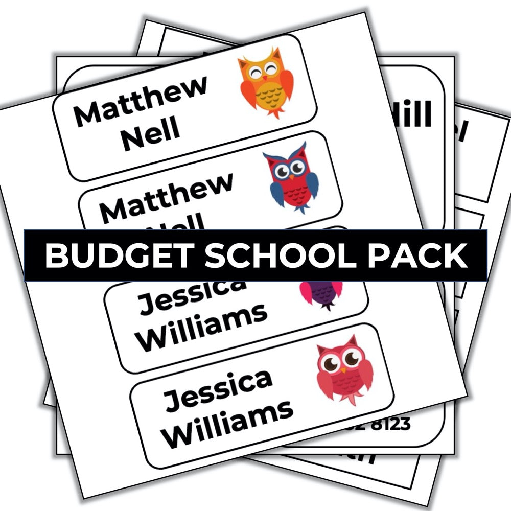 Budget School Label Pack (Original)