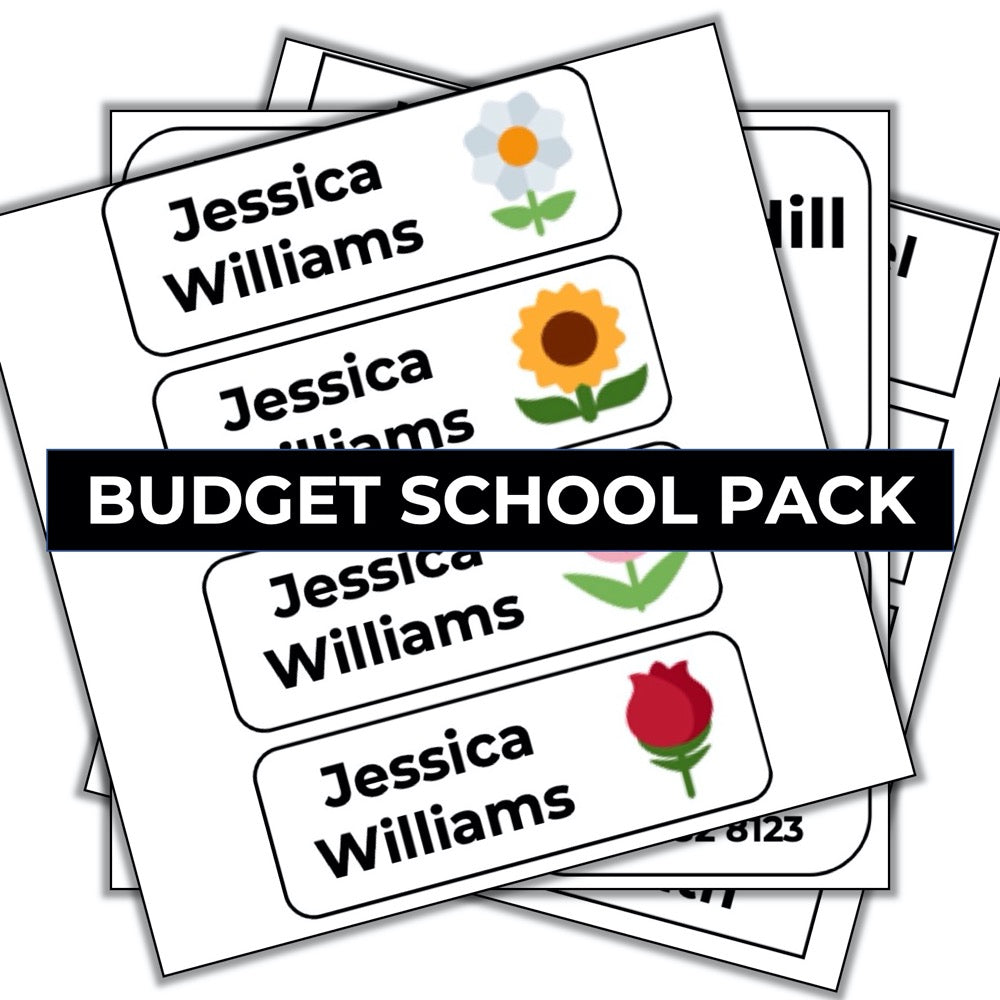 Budget School Label Pack (Original)