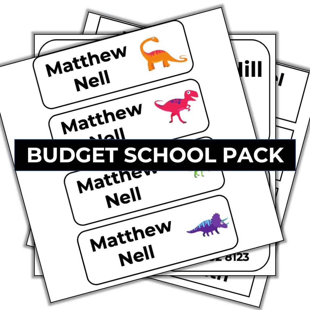 Budget School Label Pack (Original)