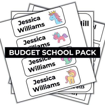 Budget School Label Pack (Original)