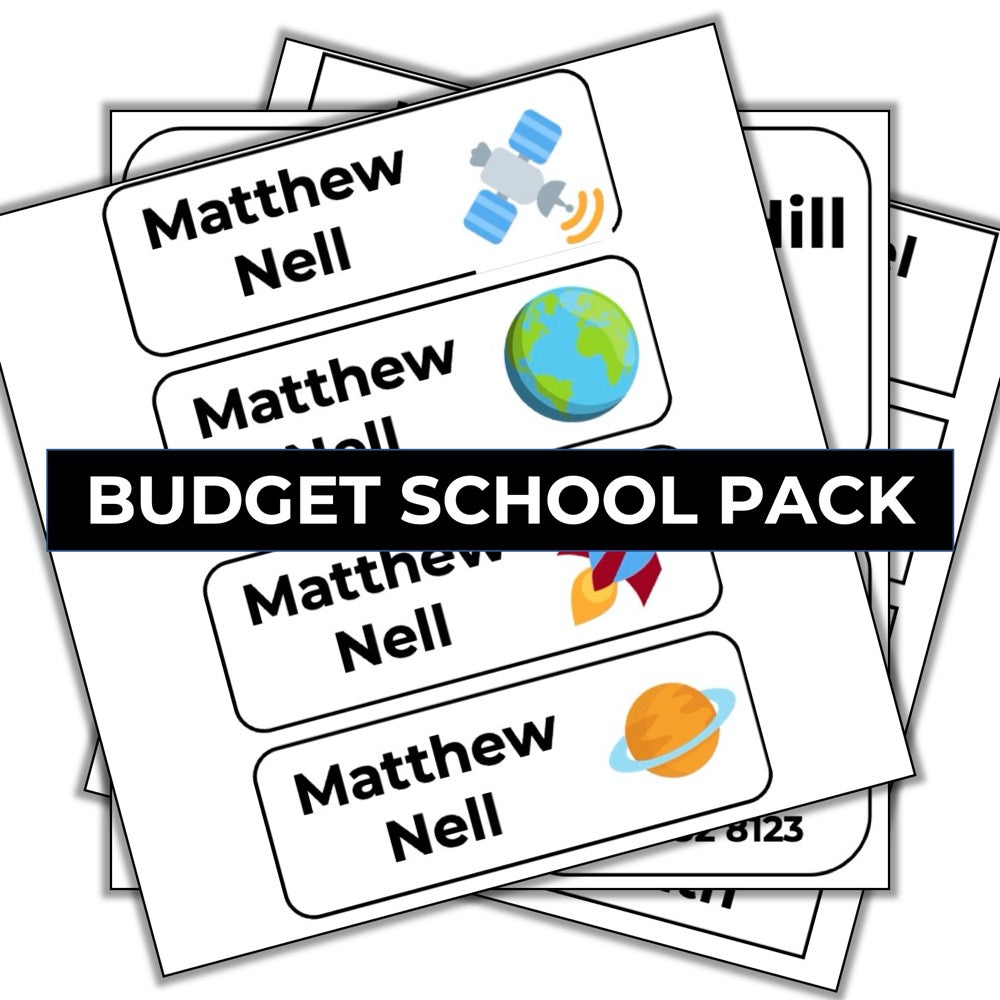 Budget School Label Pack (Original)