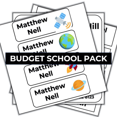 Budget School Label Pack (Original)