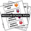 Regular School Label Pack (Original)