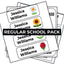 Regular School Label Pack (Original)