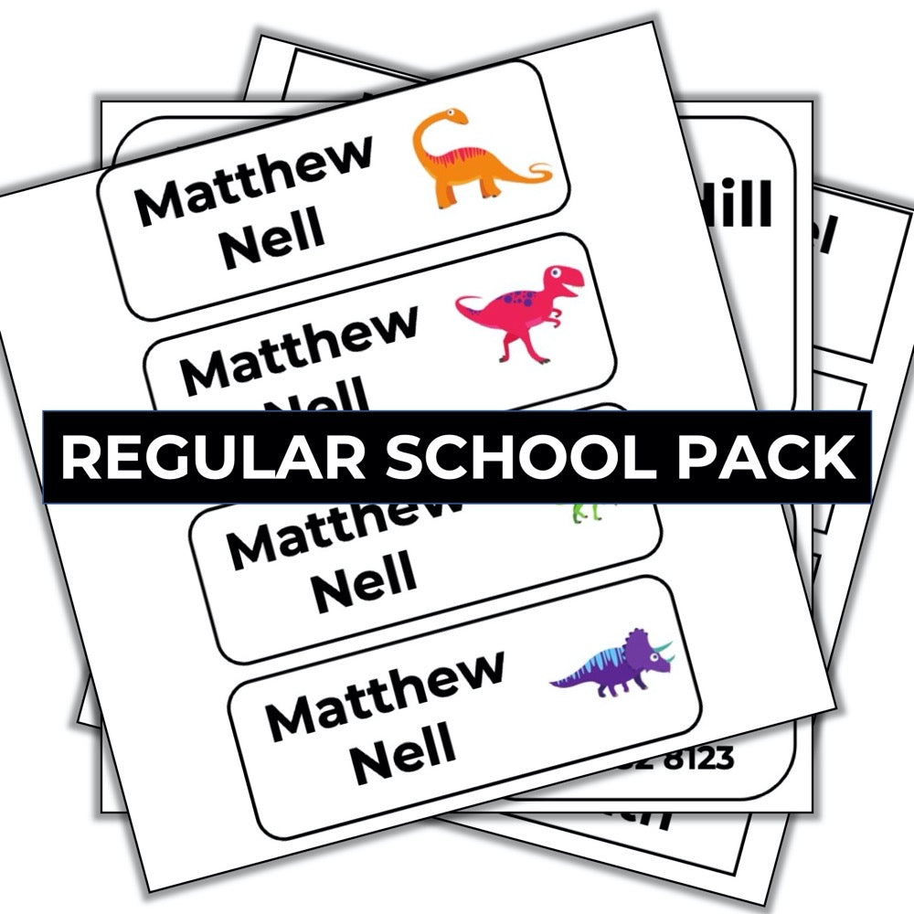 Regular School Label Pack (Original)