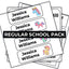 Regular School Label Pack (Original)