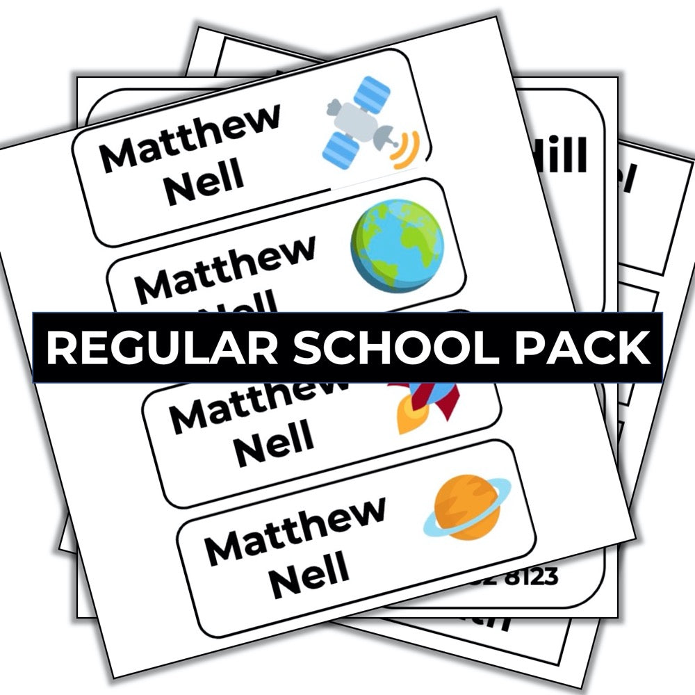 Regular School Label Pack (Original)