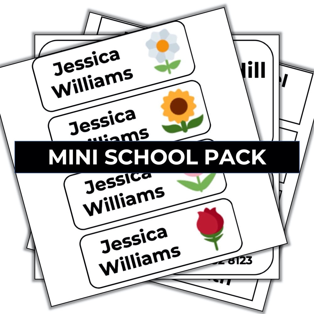 Mini School Label Pack (Original)
