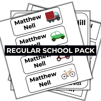 Regular School Label Pack (Original)