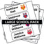 Large School Label Pack (Original)