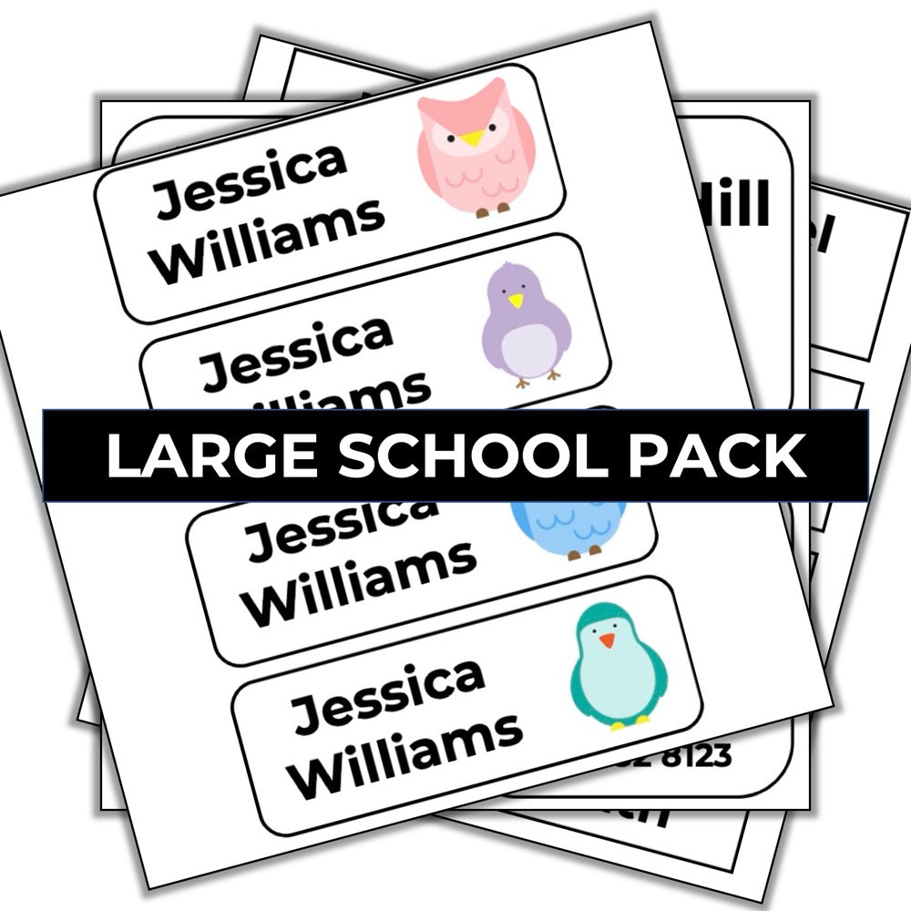 Large School Label Pack (Original)