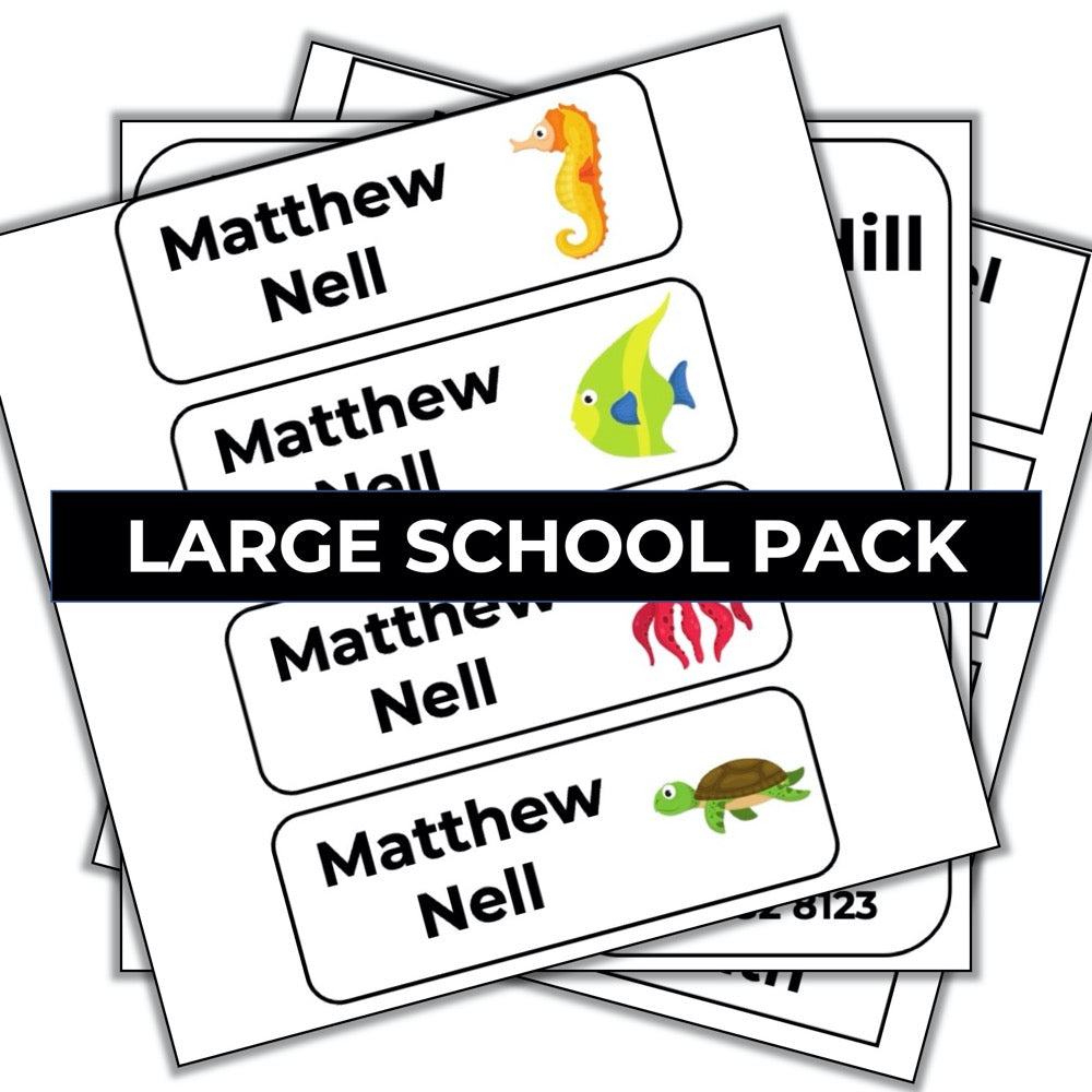 Large School Label Pack (Original)