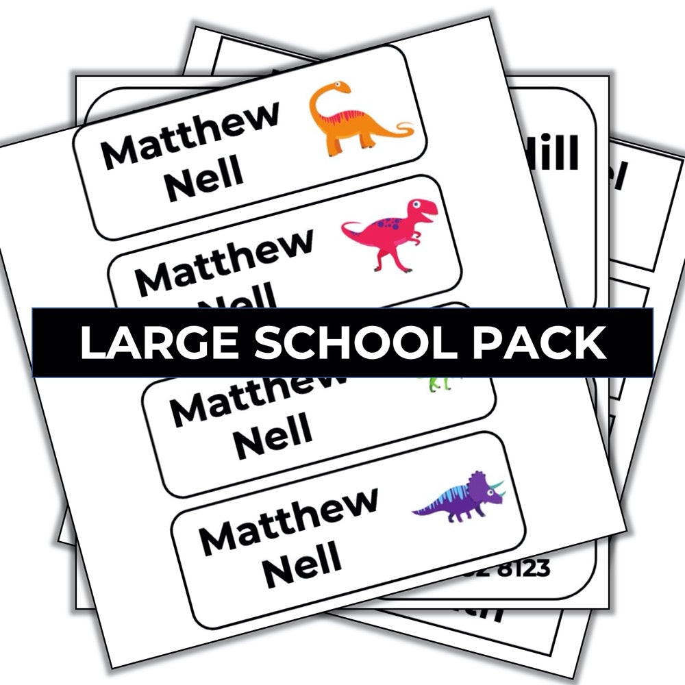 Large School Label Pack (Original)