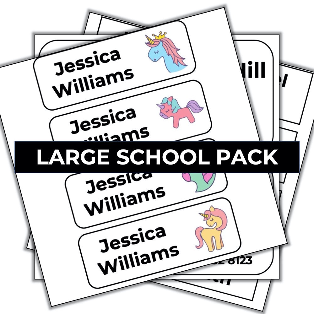 Large School Label Pack (Original)
