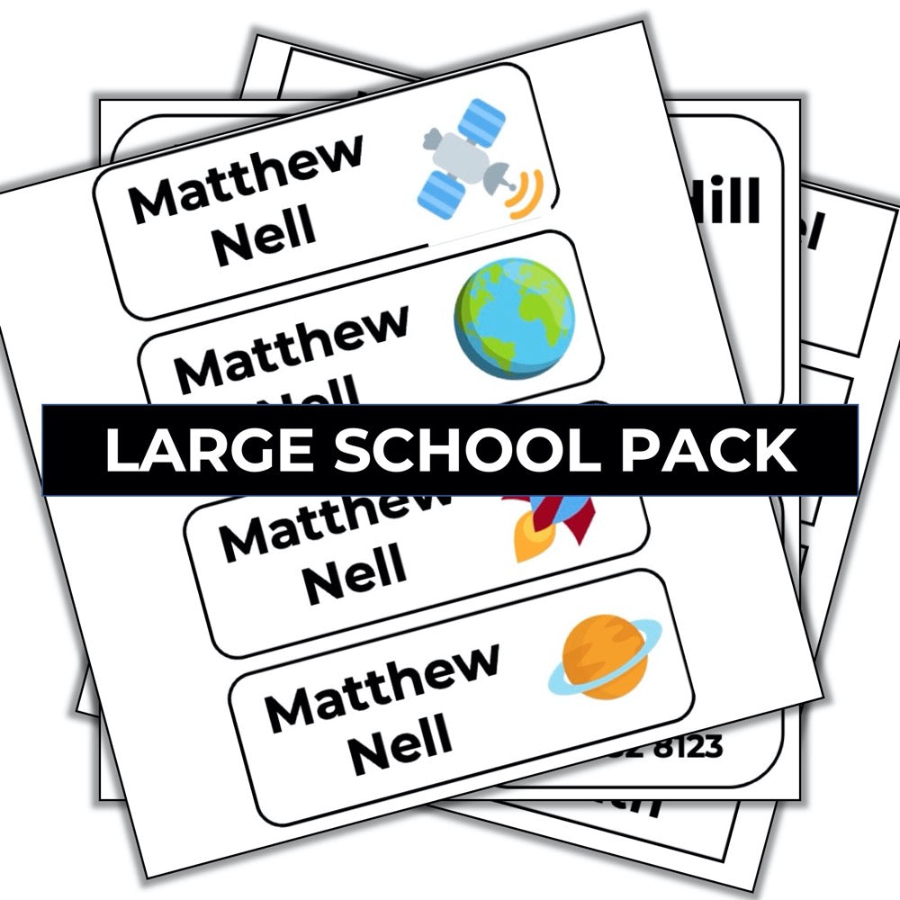 Large School Label Pack (Original)