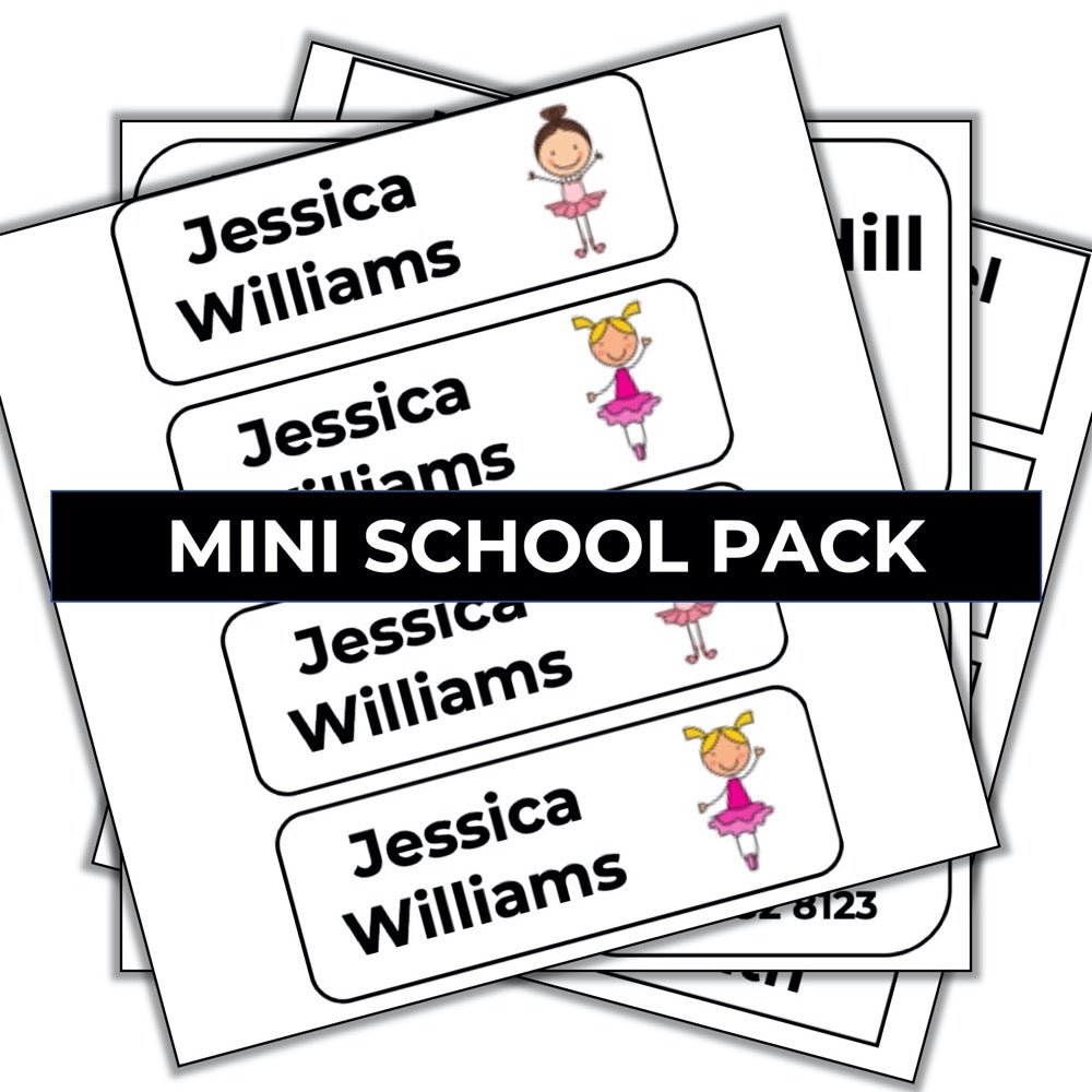 Mini School Label Pack (Original)