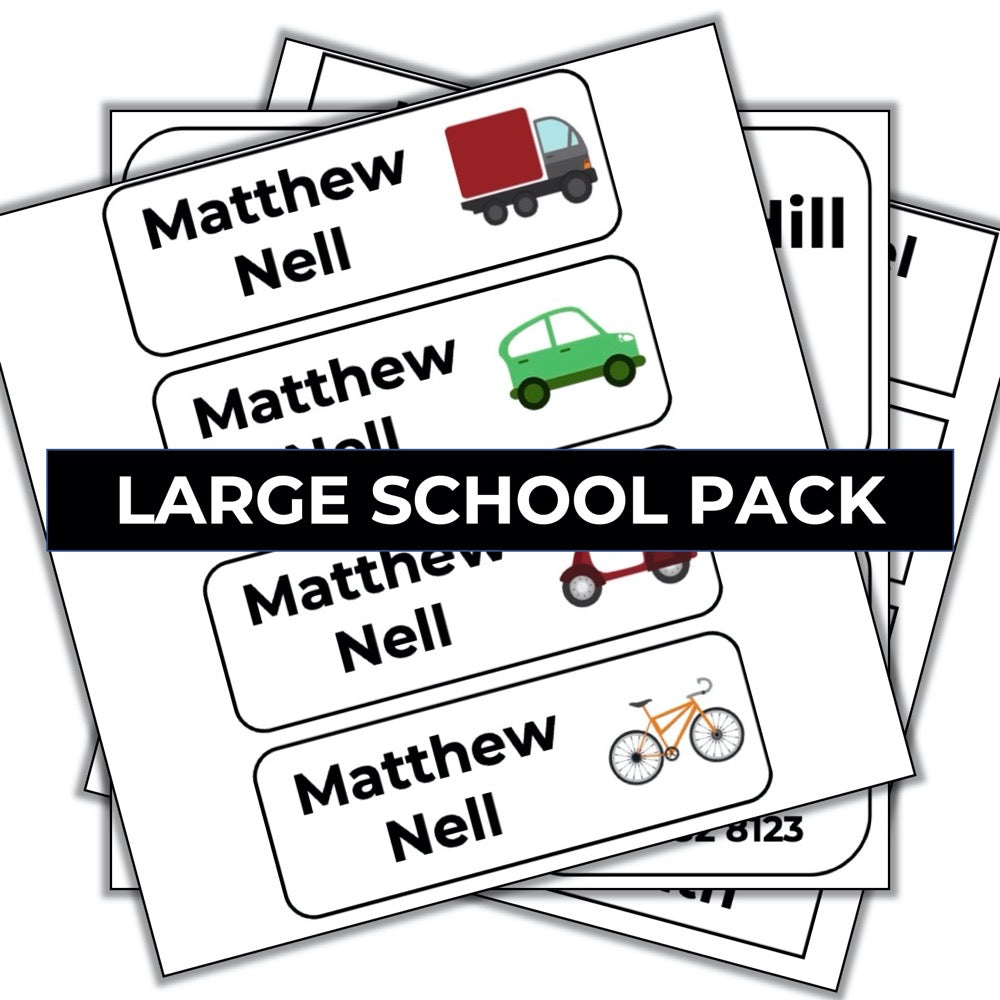 Large School Label Pack (Original)