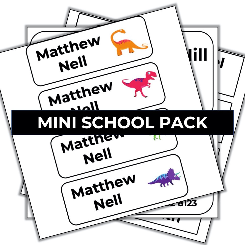 Mini School Label Pack (Original)