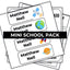 Mini School Label Pack (Original)