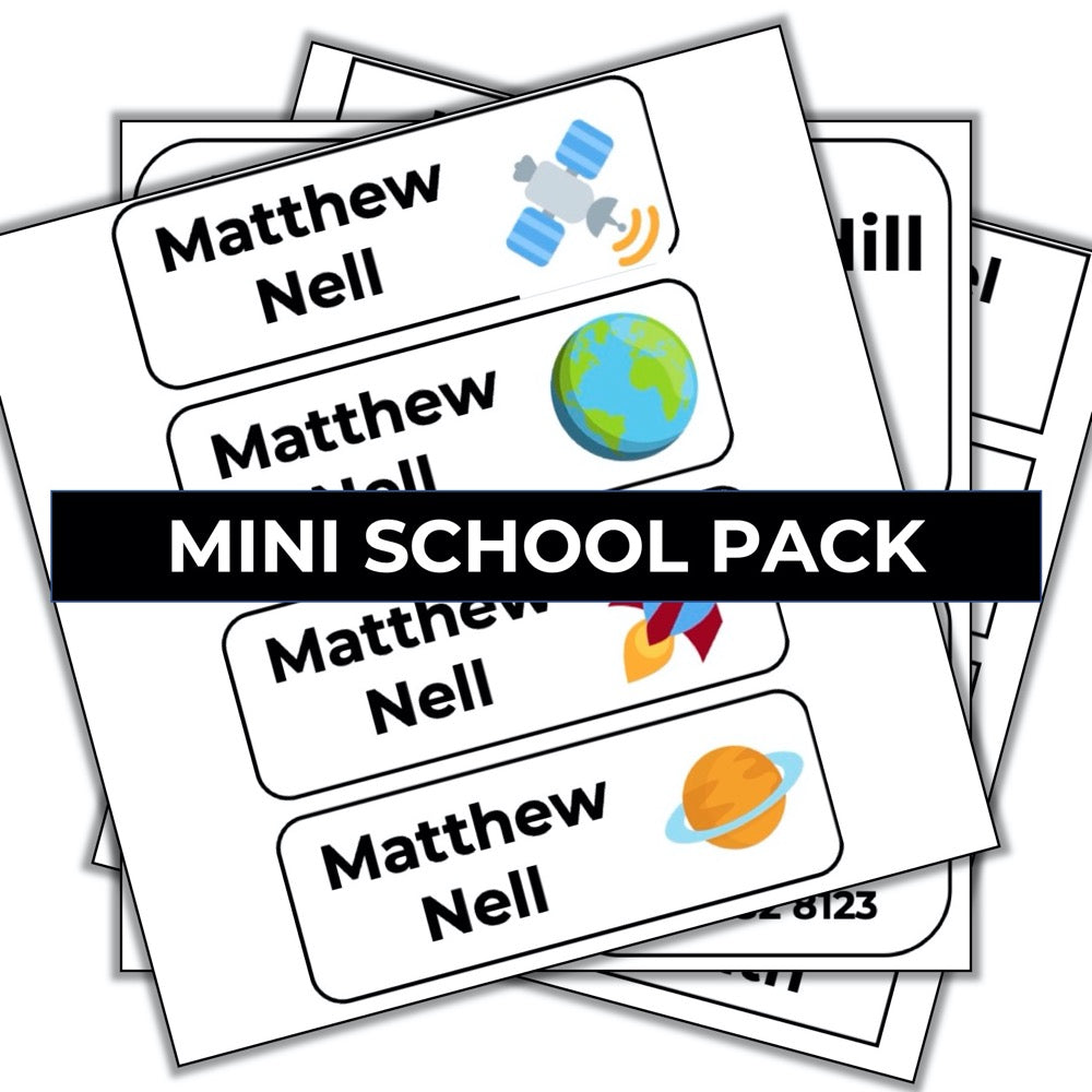 Mini School Label Pack (Original)