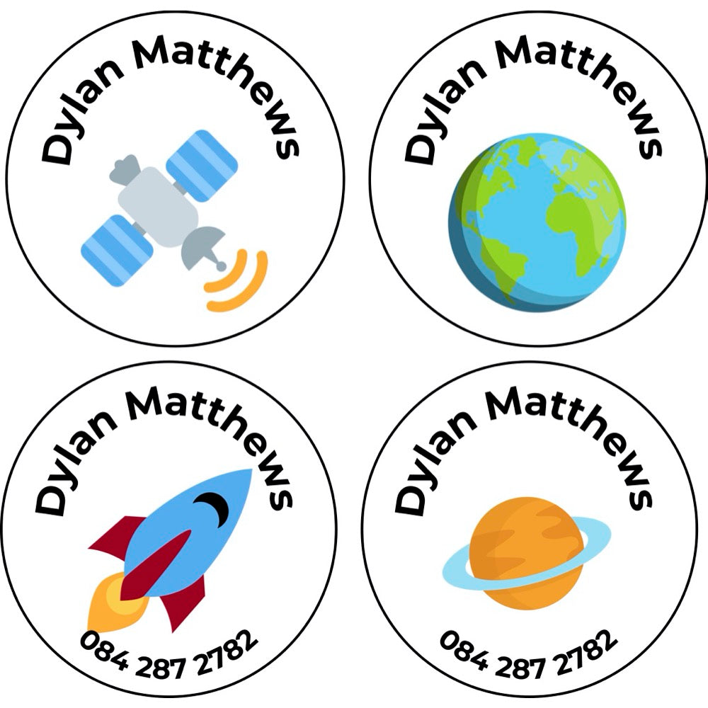 Circle Labels (Original) - 20 pack - Space image 0