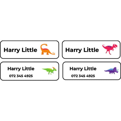 Iron-on Labels (Original) - 55 pack - Dinosaurs image 0