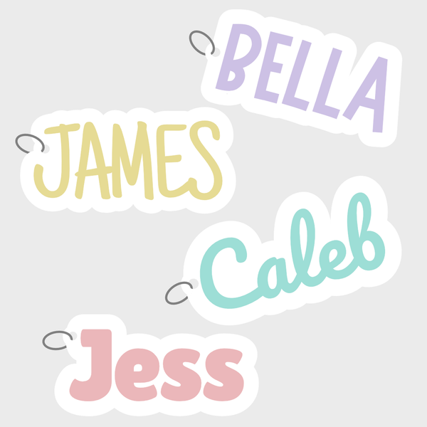 Name bag tag