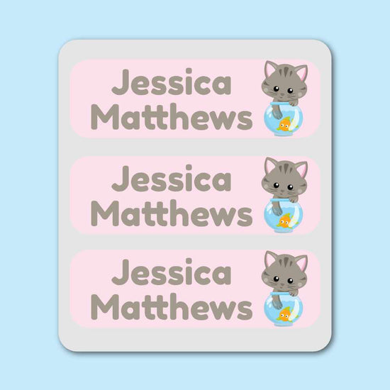 Large School Labels - Kittens | 20-Pack | Kids' – Lulu Labels