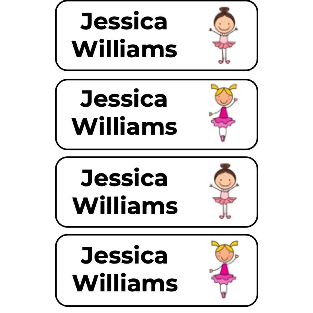 Small Labels (Original) - 28 pack - Ballerinas image 0