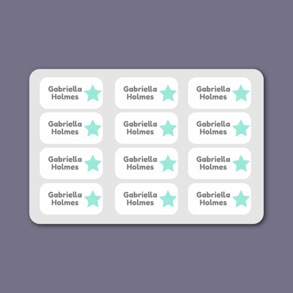 Mini Labels (15mm x 30mm) - Plush Toys image 0