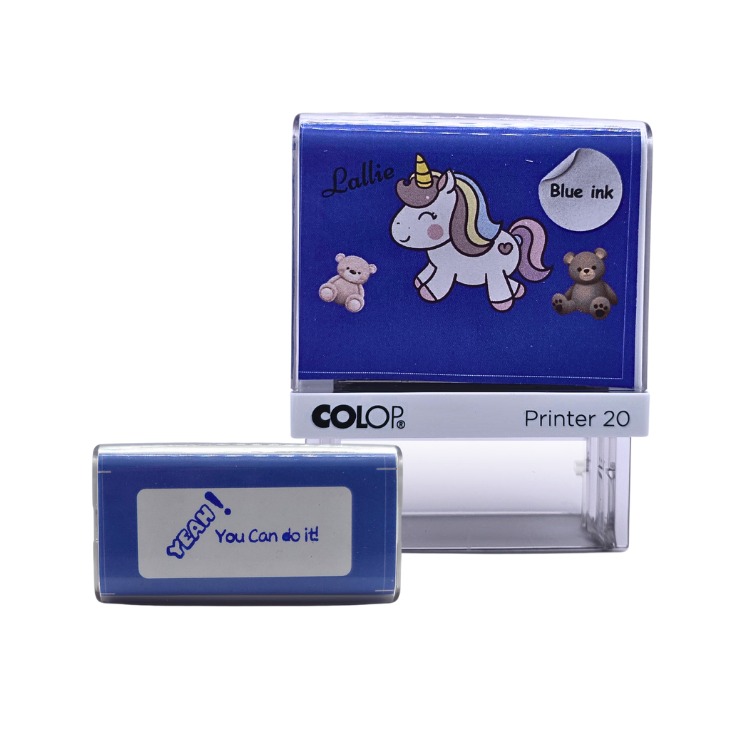 Motivational Unicorn Stamp - Yeah! You Can Do It by COLOP