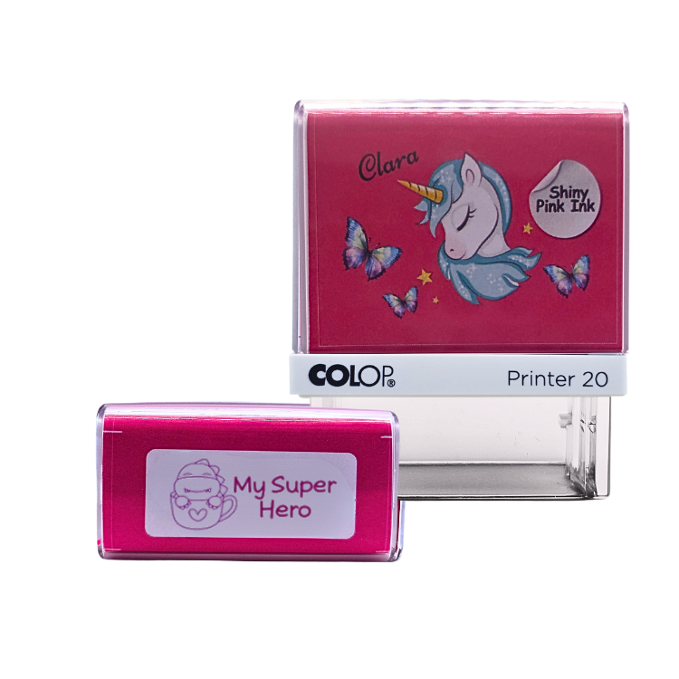 Motivational Unicorn Stamp - My Super Hero by COLOP
