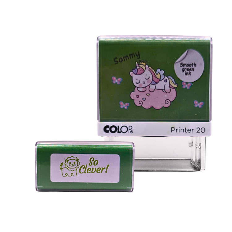 Motivational Unicorn Stamp - So Clever! by COLOP