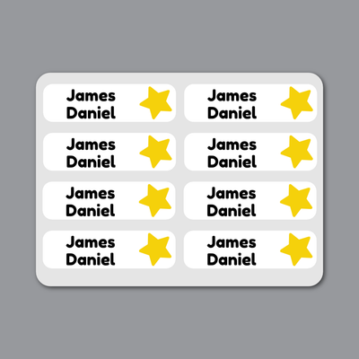 Iron-on Labels - 55 pack - Superheroes
